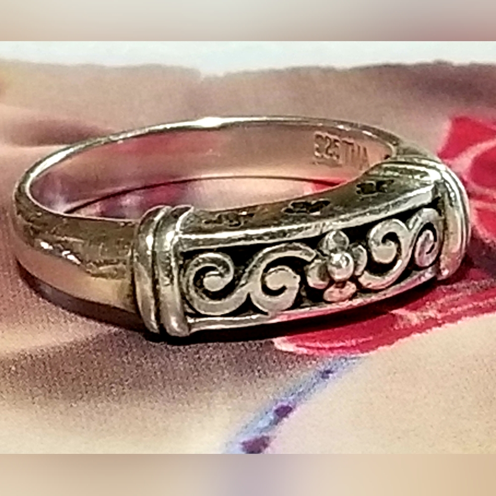 Vintage Sterling Silver Tma Ring